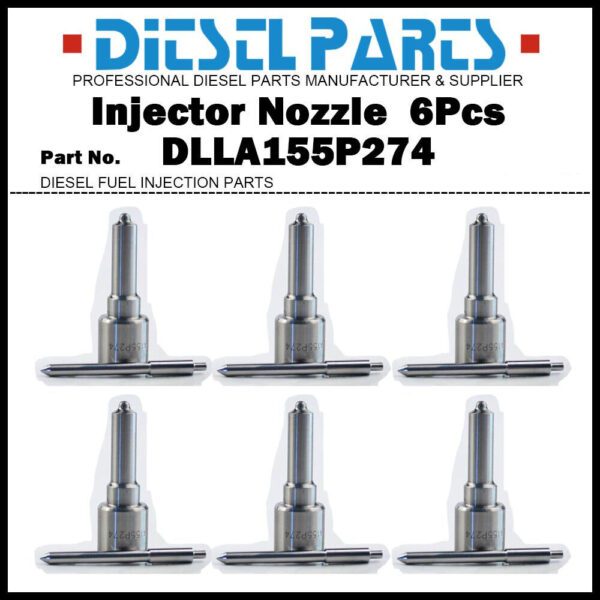 6 Diesel Fuel Injector Nozzle DLLA155P274 for Cummins 4BT 6BT 0432131840 3919331