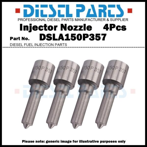 4Pcs Fuel Injector Nozzle DSLA150P357 for VW Audi A4 Seat 1.9 TDi AHU 074130201G