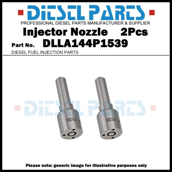 2x Fuel Injector Nozzle DLLA144P1539 for KAMAZ Dongfeng 8.9D 0445120070 3976631