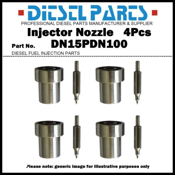 4Pcs Injector Nozzle 105007-1000 DN15PDN100 for Mitsubishi Pajero L300 4D56 4D55