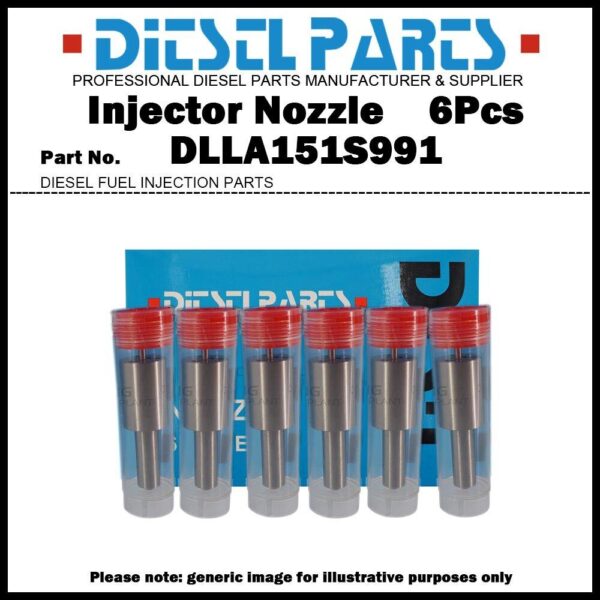 6x Diesel Fuel Injector Nozzle DLLA151S991 9430084226 for Yanmar BTD22 BTD33