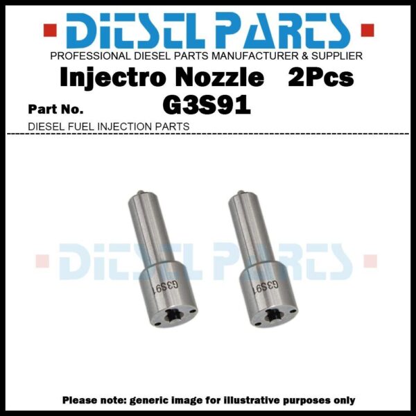 2Pcs Fuel Injector Nozzle G3S91 for ISUZU 4HK1 6HK1 295050-1520 8-98243863-0