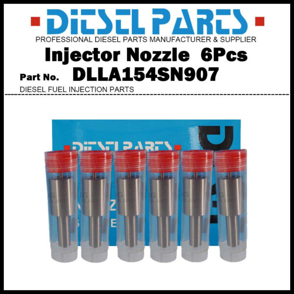 6x Diesel Fuel Injector Nozzle DLLA154SN907 for ISUZU Giga 6SD1 6RB1 1153002892