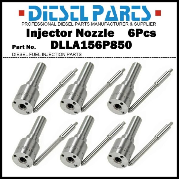 6x Fuel Injector Nozzle DLLA156P850 for Mercedes OM906LA 0432191462 A0050177921