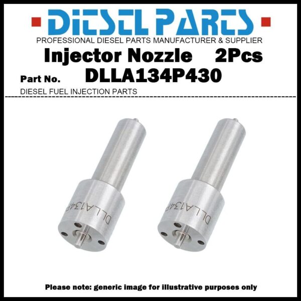 2x Fuel Injector Nozzle DLLA134P430 for MERCEDES-BENZ OM364LA OM366LA 0432131794