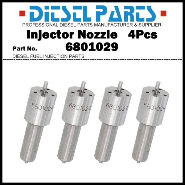 4x Fuel Injector Nozzle 6801029 for Perkins 2645A013 2645A015 2645C016 17/105400