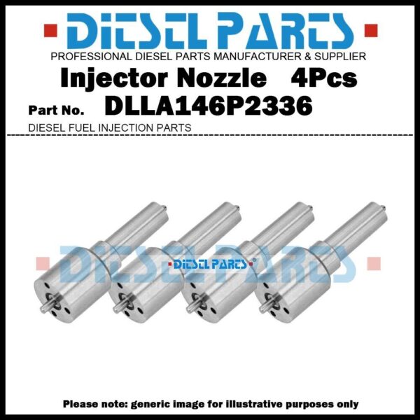 4Pcs Fuel Injector Nozzle DLLA146P2336 for Deutz TCD 3.6L 0445110559 04123830