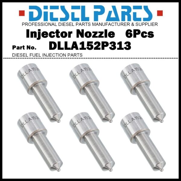 6Pcs Injector Nozzle VOE479444 DLLA152P313 for VOLVO F10 FL10 EC340 EC390 9.6D