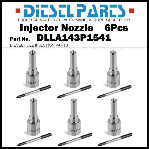 6x Fuel Injector Nozzle DLLA143P1541 for 2007-2010? DODGE CUMMINS 6.7 0445120071