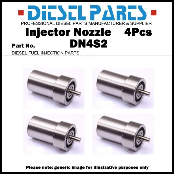 4Pcs Diesel Fuel Injector Nozzle 0434200048 DN4S2 for SAVIEM 24871025 0432226001