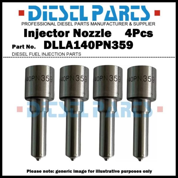 4Pcs Diesel Fuel Injector Nozzle DLLA140PN359 1G92453612 for Kubota V2403 V2403T