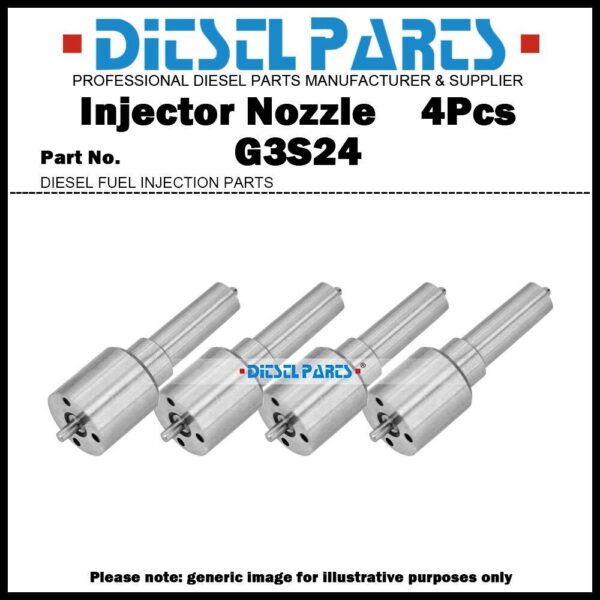 4Pcs Fuel Injector Nozzle G3S24 for CAT C4.4 312E 314E 428F 295050-0421 370-7287