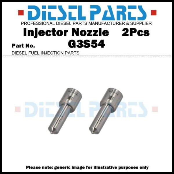 2x Fuel Injector Nozzle G3S54 for HINO J08E 23670-E0031 23670-E0030 295050-1170