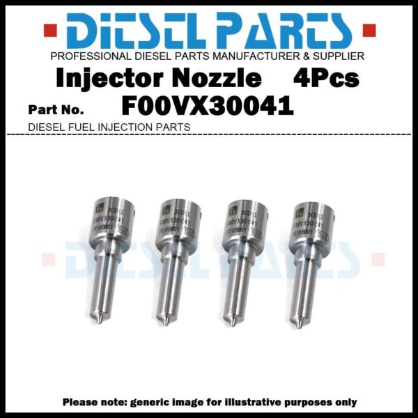 4Pcs Injector Nozzle F00VX30041 for BMW 320d Touring E90 E91 E92 E93 13537805429