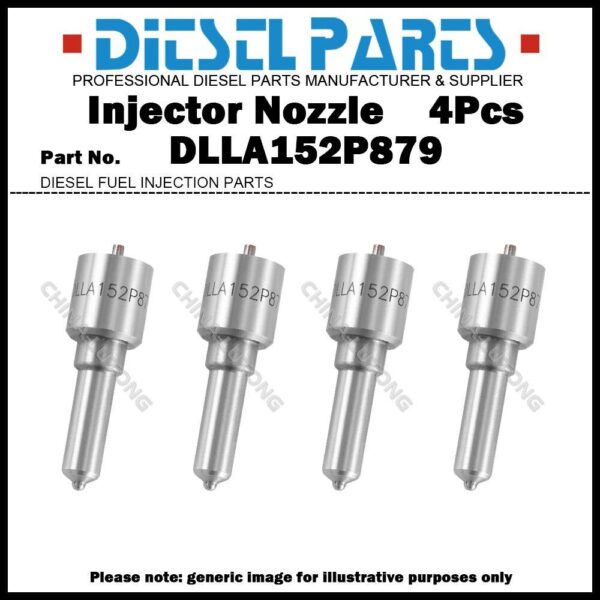 4Pcs Fuel Injector Nozzle DLLA152P879 for ISUZU D-MAX 2.5STD 4JK1 8-98055862-3