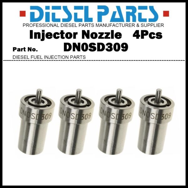 4x Fuel Injector Nozzle DN0SD309 for OPEL Vauxhall ASTRA F VECTRA A CAVALIER 1.7