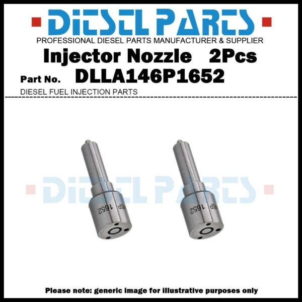 2Pcs Fuel Injector Nozzle DLLA146P1652 for Volvo 0445120096 0445120108 3819193